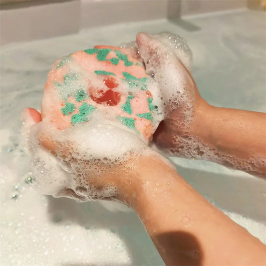 Makka Pakka Sponge for Bath, Soft & Gentle Exfoliating Puff, High Absorbency