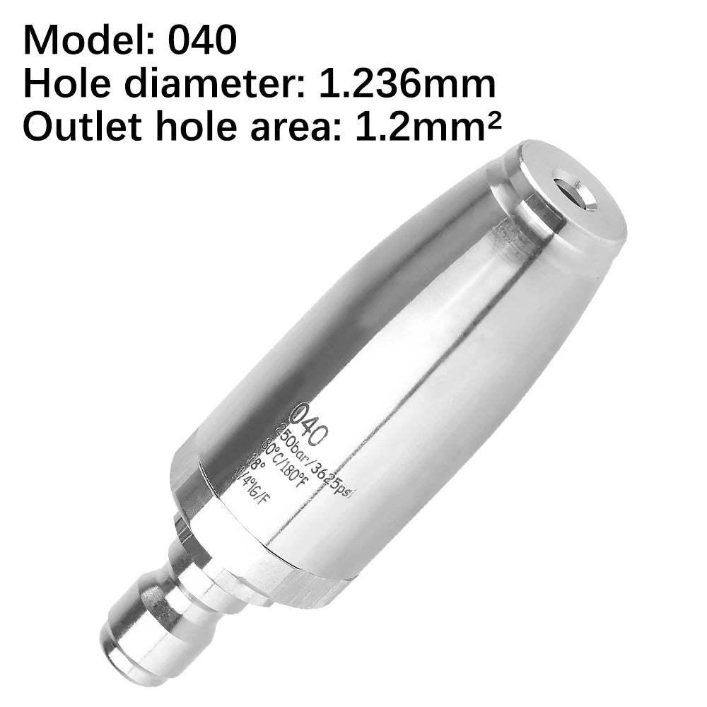 Turbo Nozzle Rotating Washer Spray Tip
