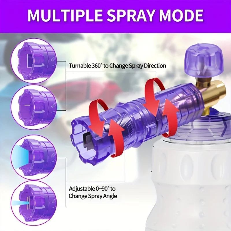 Purple Pressure Washer Foam Cannon
