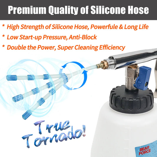Atomizing Tornado Pneumatic Air Gun Interior Deep Cleaning Tool