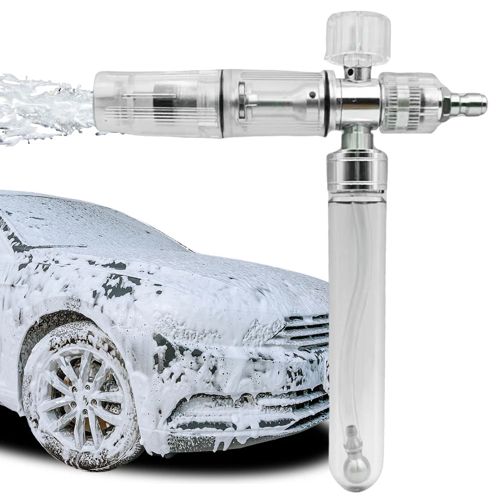 Adjustable Mini Foam Cannon with 1/4 Inch Quick Connect | No Water Added