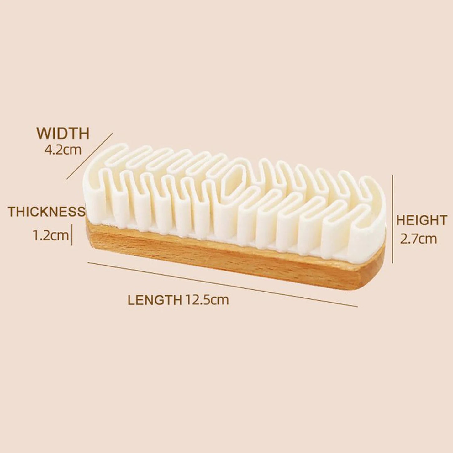 Alcantara Suede Brush - Gentle Deerskin Nubuck Plush Care for Detailing Car Upholstery