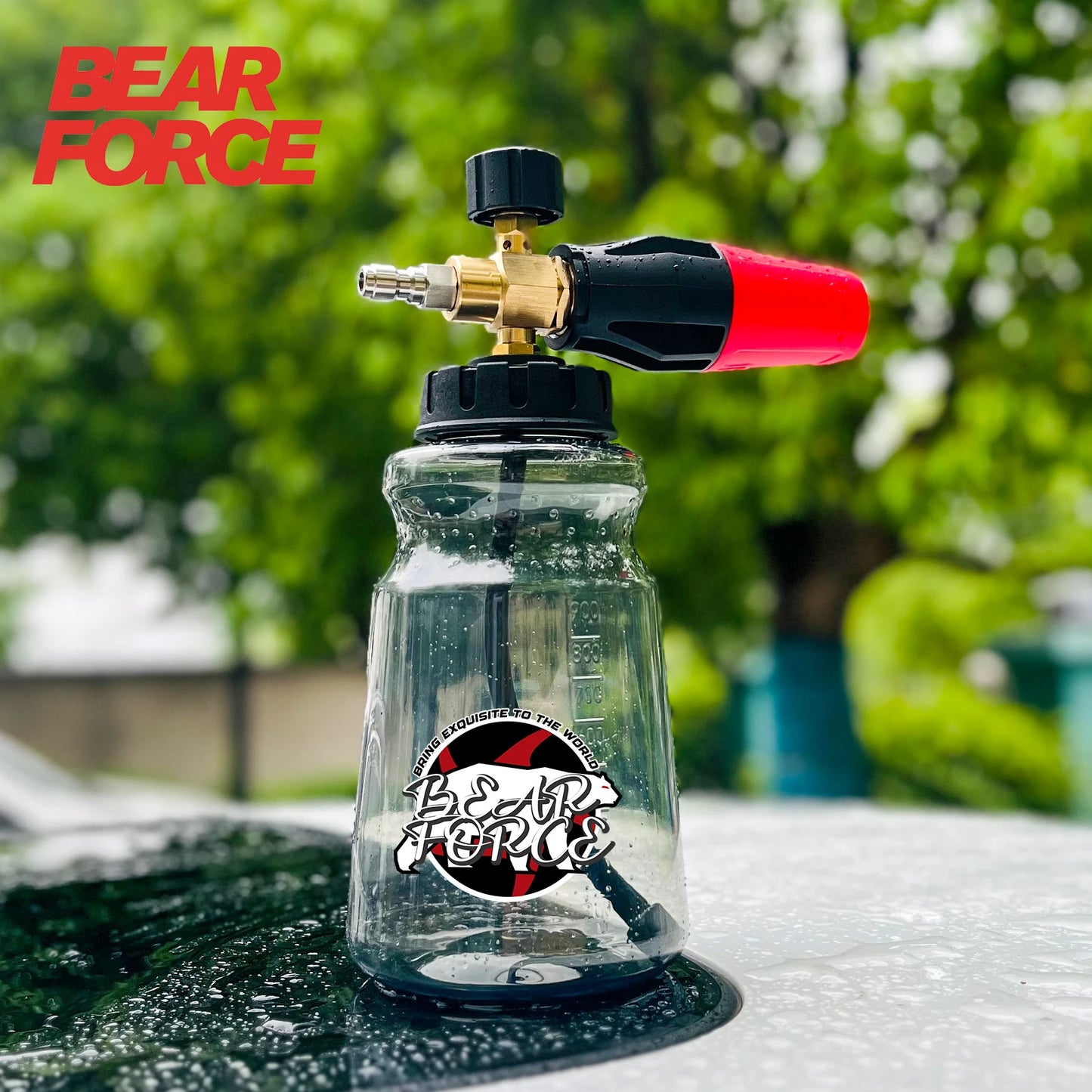 Brass Foam Cannon with 1/4” Quick Connector for Portland Husky Ryobi Greenwork