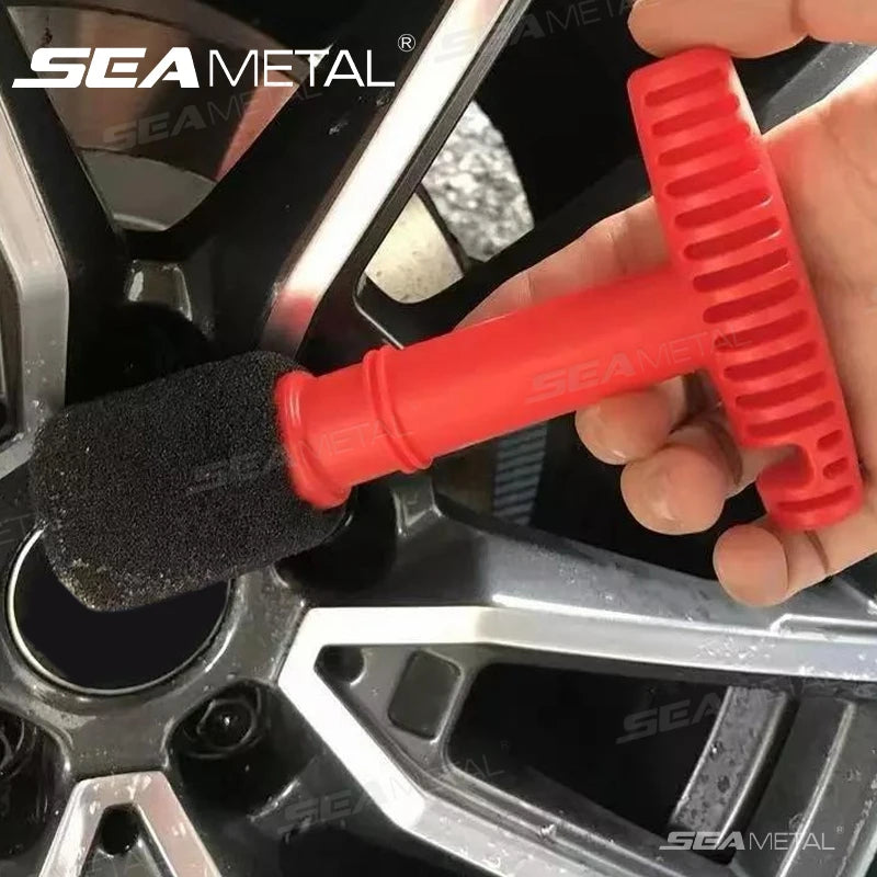 T-Handle Lug Nut Wheel Cleaning Brush