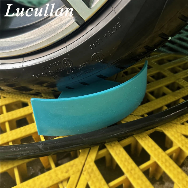 Car Wash Hose Guide Prevents Snagging Under Tire