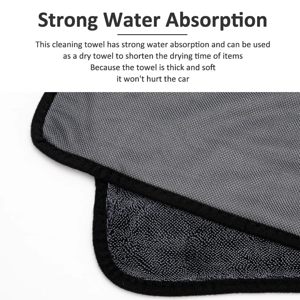 Car Drying Towel - Super Absorbent Twisted Braid - SHINE SHOP