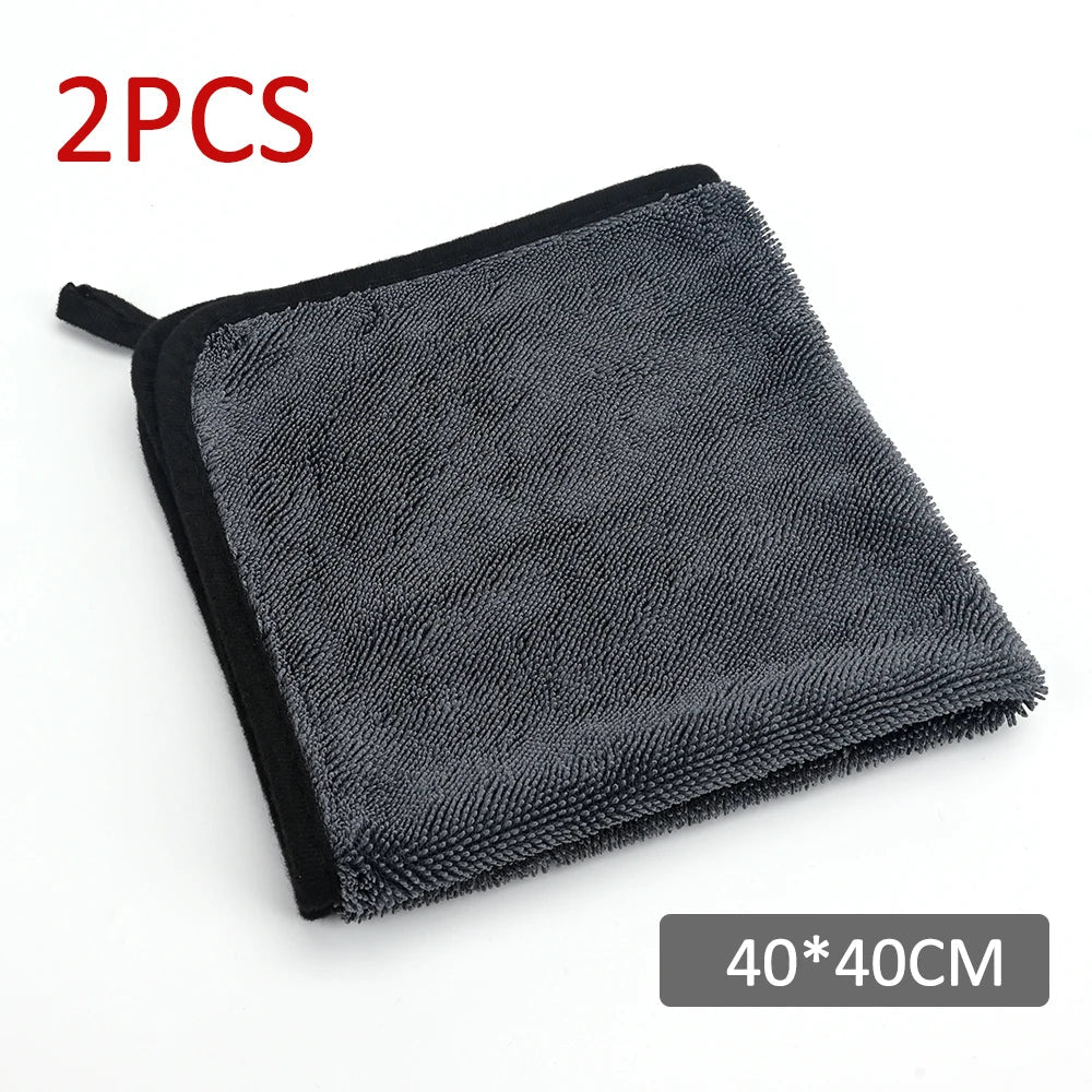 Car Drying Towel - Super Absorbent Twisted Braid - SHINE SHOP