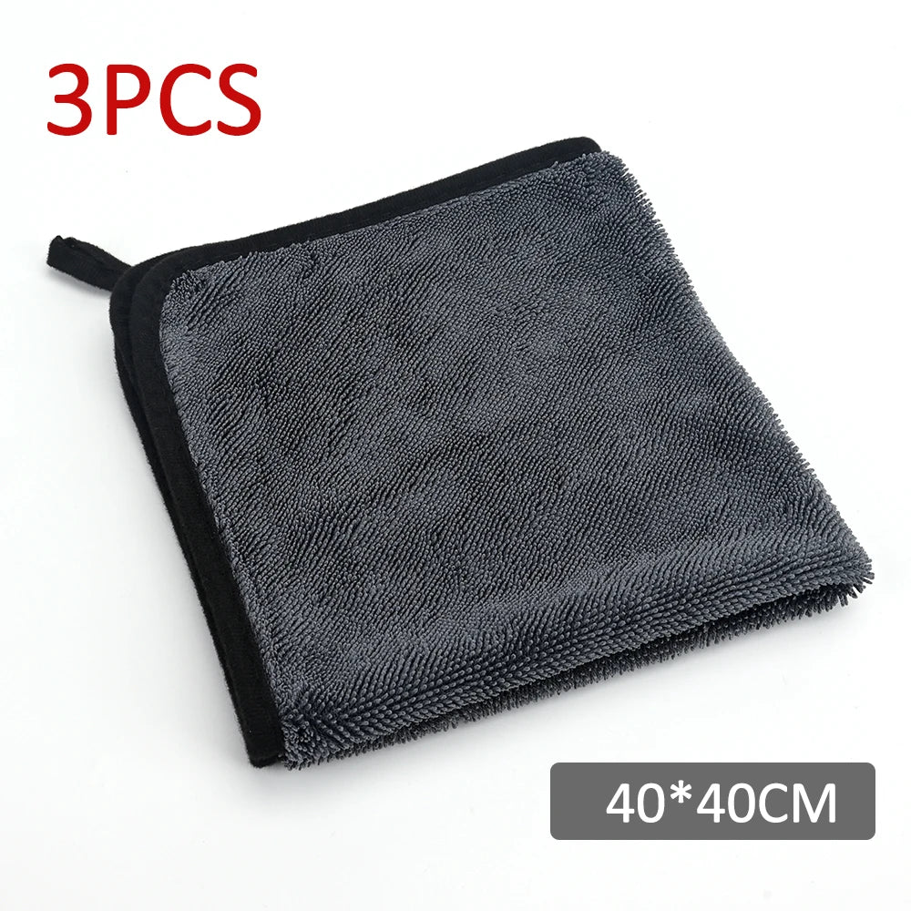 Car Drying Towel - Super Absorbent Twisted Braid - SHINE SHOP
