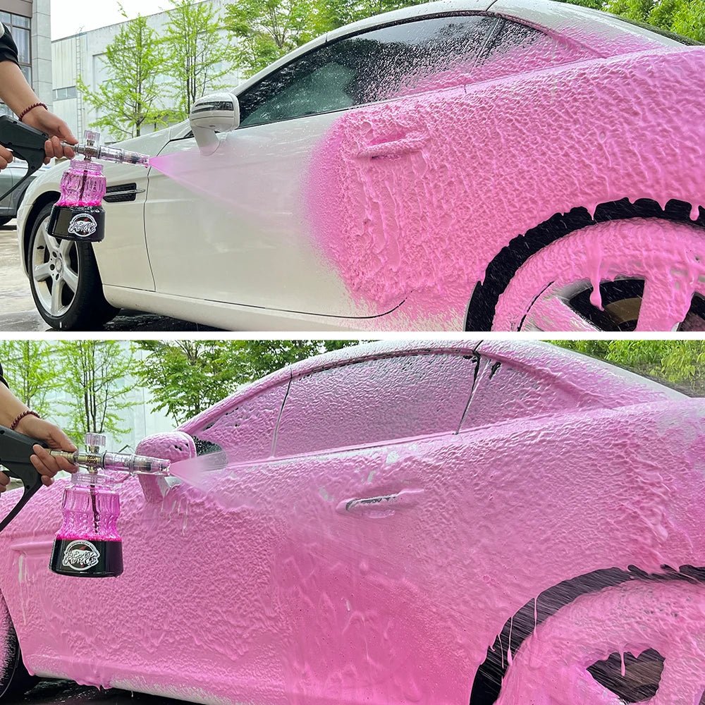 Pressure Washer Car Foam Cannon Foam - 1/4” Quick Connector - CLEAR - SHINE SHOP