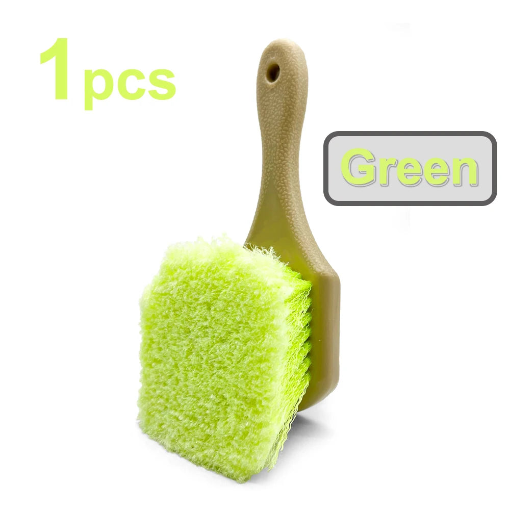 Flag-Tipped Wheel Detail Brush - Medium Bristle