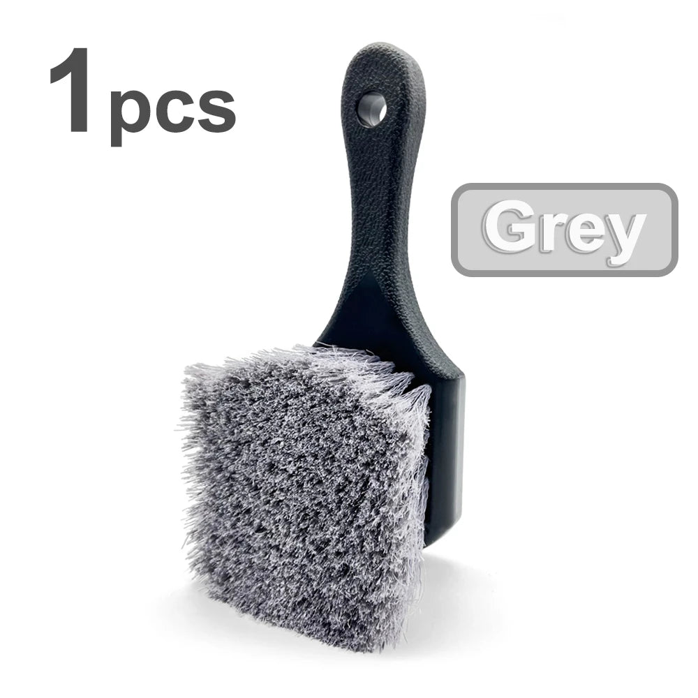 Flag-Tipped Wheel Detail Brush - Medium Bristle