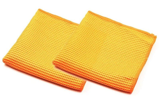 Waffle Weave Drying Towels - Perfect for Glass Cleaning and Drying ShineShop.xyz.