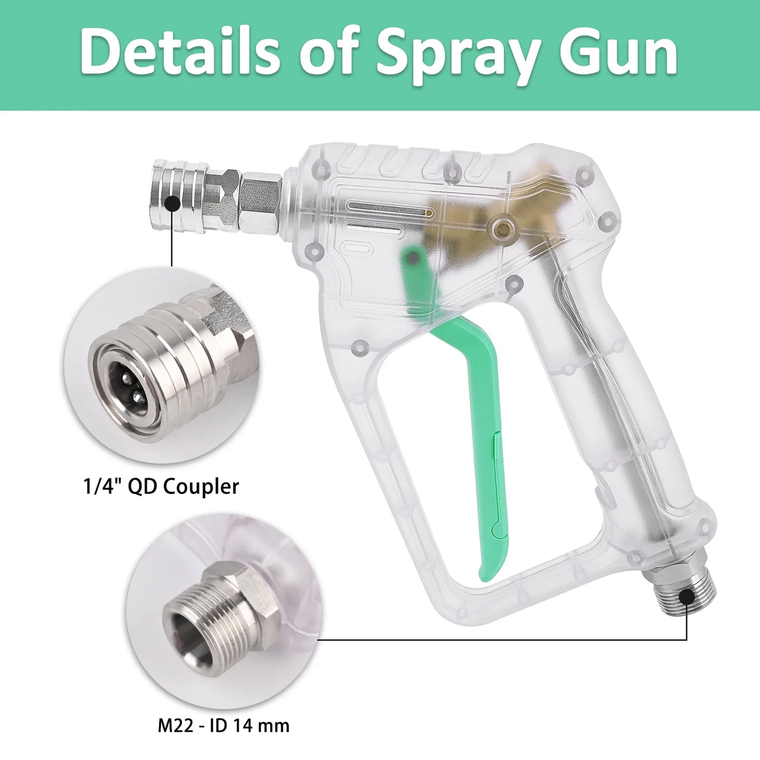 Stubby Pistol Grip Spray Guns
