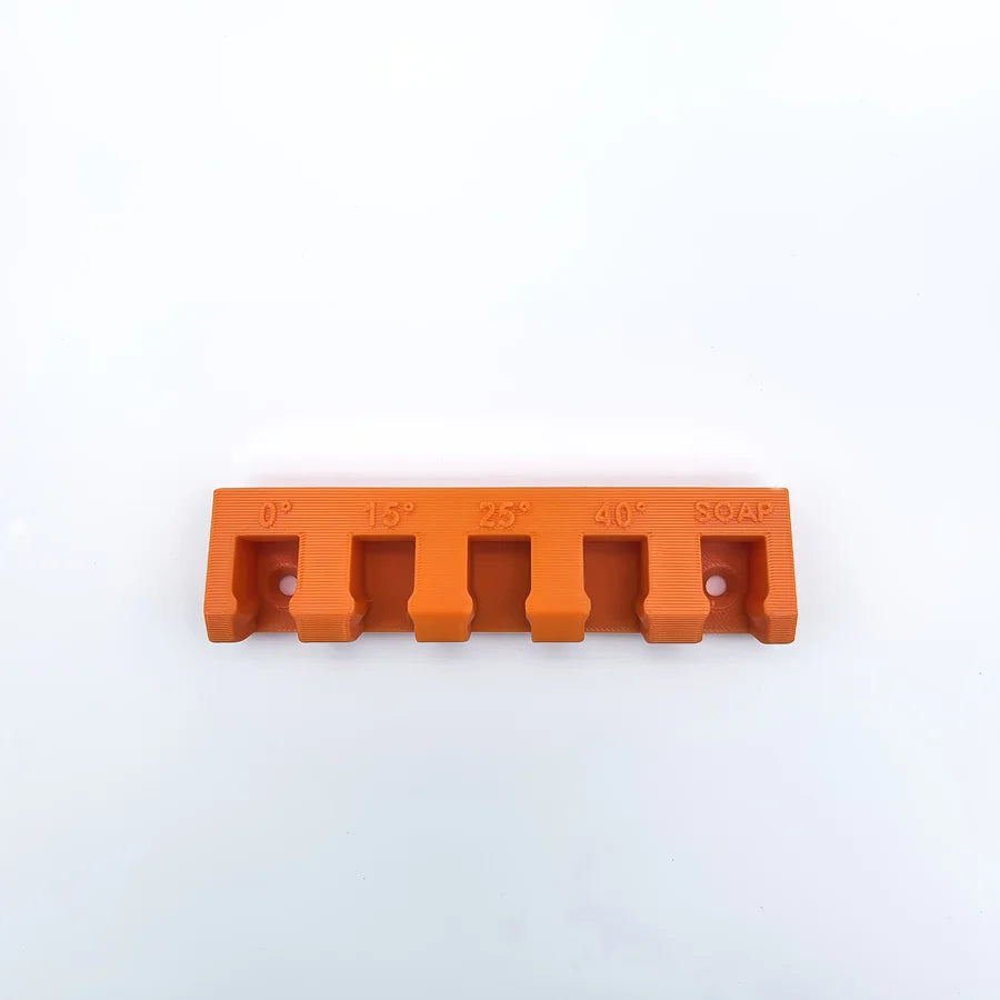 5 Port 1/4 Inch Quick Connect Pressure Washer Nozzle Organizer - Wall Mounted
