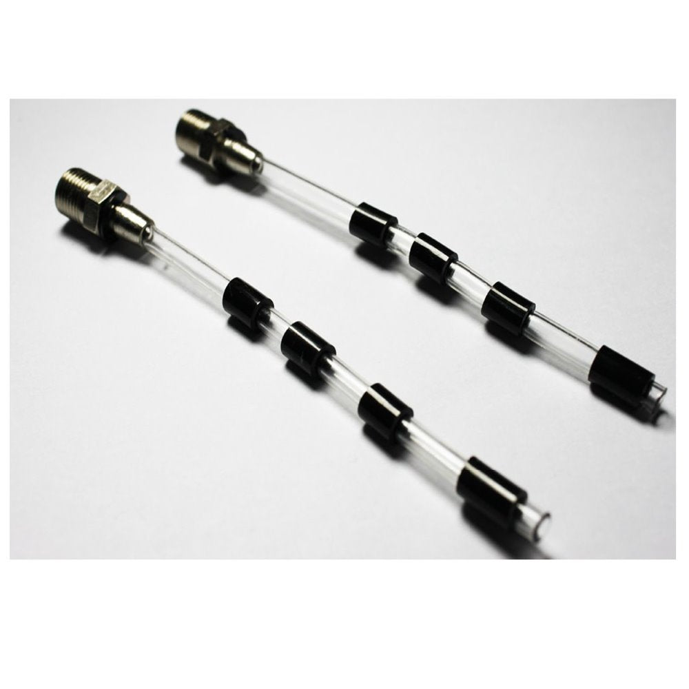 Black 4pcs Replacement Rotating Balance pipe TPU Soft Tube for Tornado Car Interior Cleaning Gun Air Blow-dust Accessories