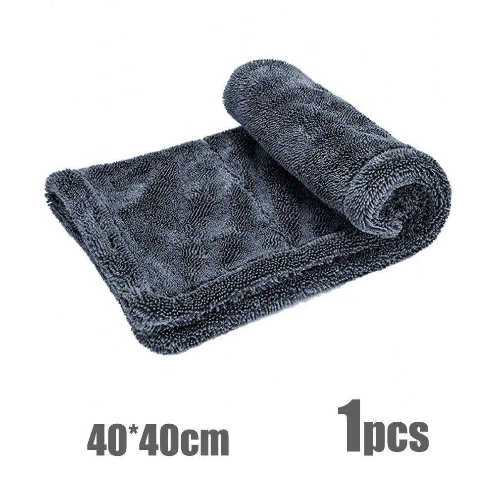 1300gsm Microfiber Drying Blanket AUTOBRIGHT Twist-Loop Edgeless Towel ShineShop.xyz.
