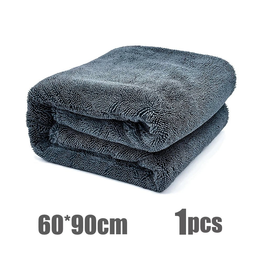 1300gsm Microfiber Drying Blanket AUTOBRIGHT Twist-Loop Edgeless Towel ShineShop.xyz.