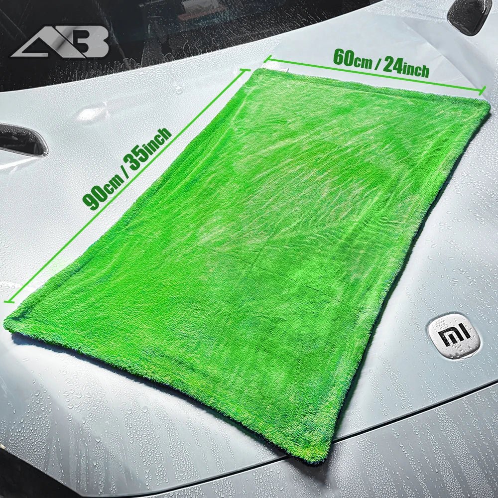 1300gsm Premium Microfiber Drying Blanket AUTOBRIGHT Twist-Loop Towel Thick Soft Super Absorbent ShineShop.xyz.
