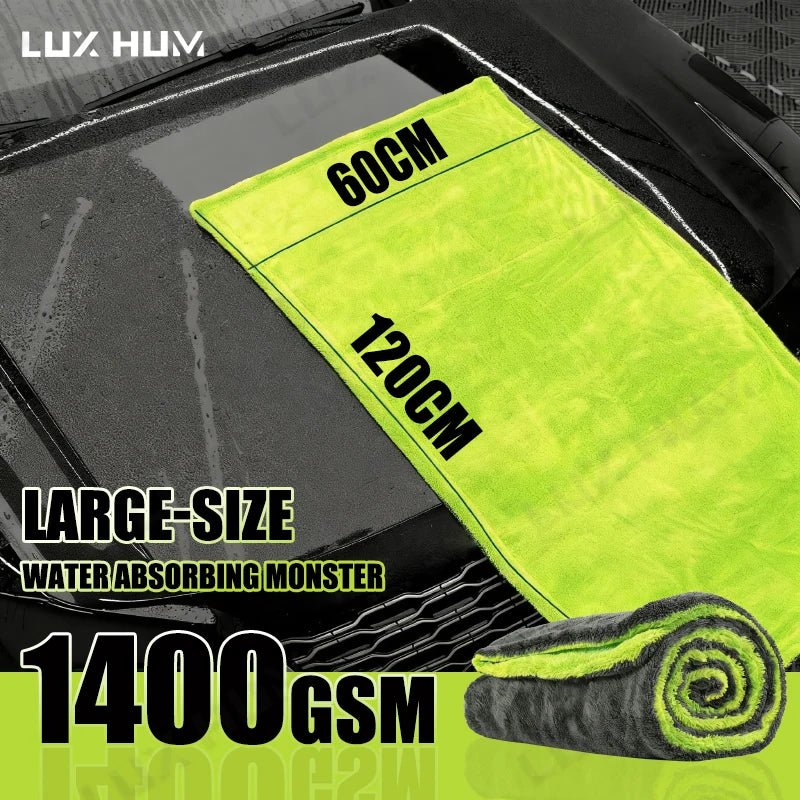 1400GSM Drying Towel Blanket Monster Double-Sided Super Absorbent Ultra-Soft Scratch-Free ShineShop.xyz.