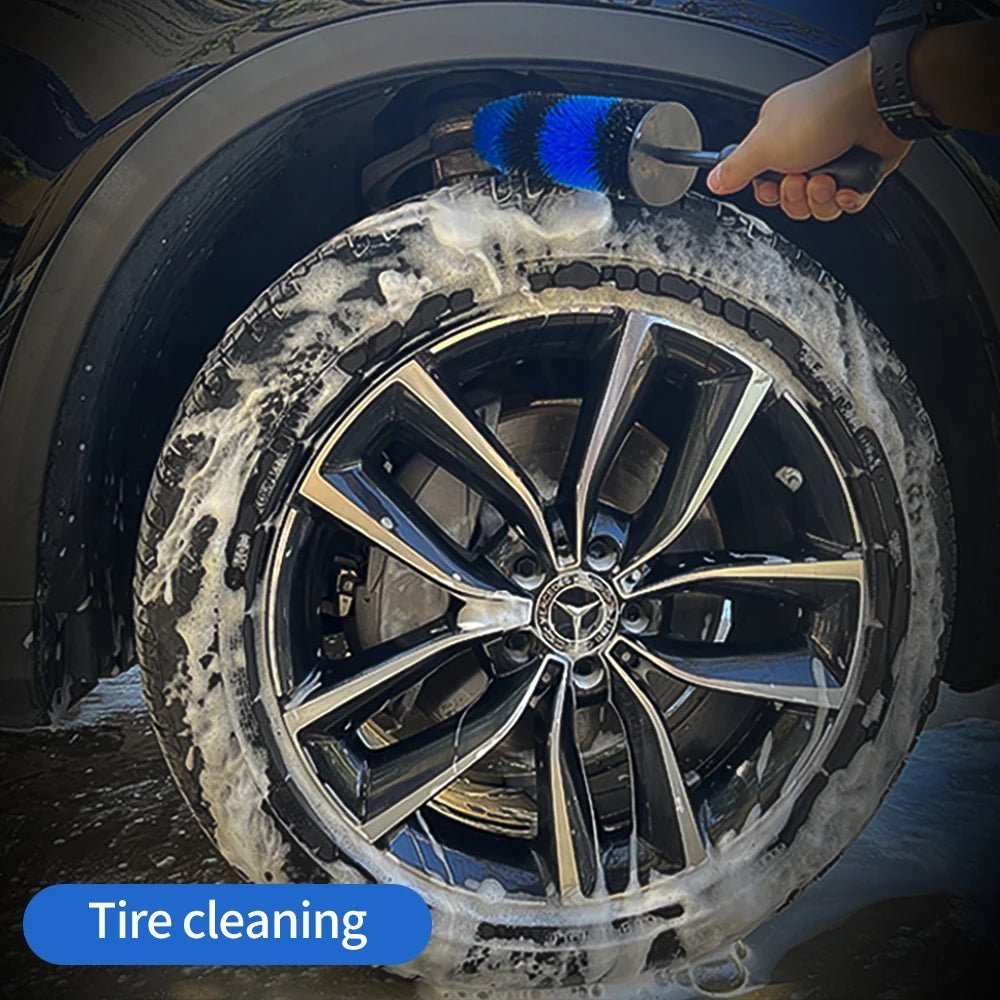 16in. Wheel Cleaning Brush ShineShop.xyz.