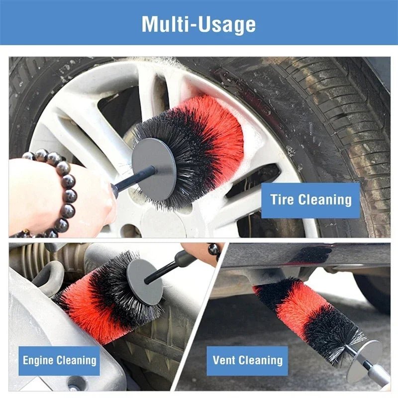 17in. Long Wheel Cleaning Brush ShineShop.xyz.
