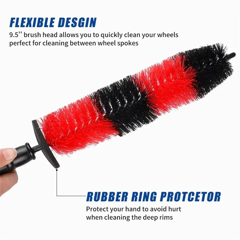 17in. Long Wheel Cleaning Brush ShineShop.xyz.