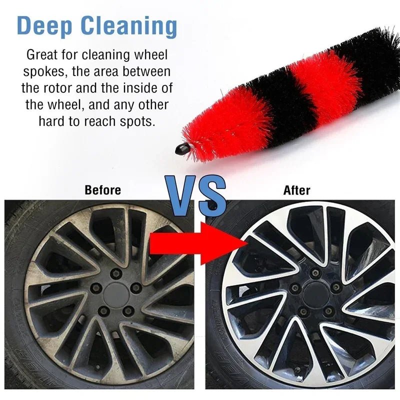 17in. Long Wheel Cleaning Brush ShineShop.xyz.