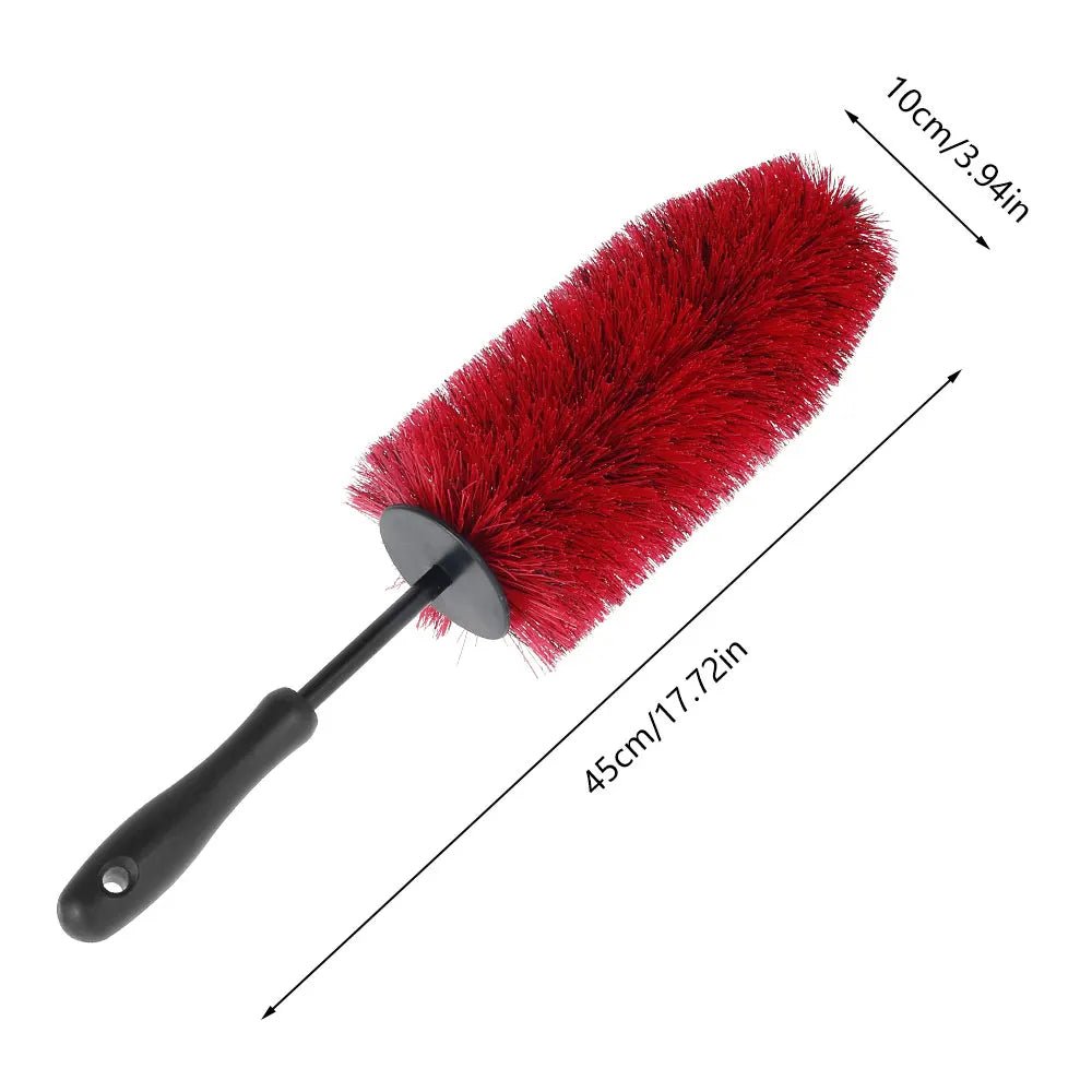 18" Inch Car Wheel Barrel Brush Soft Bristle Gentle Non-Scratch for Rims ShineShop.xyz.