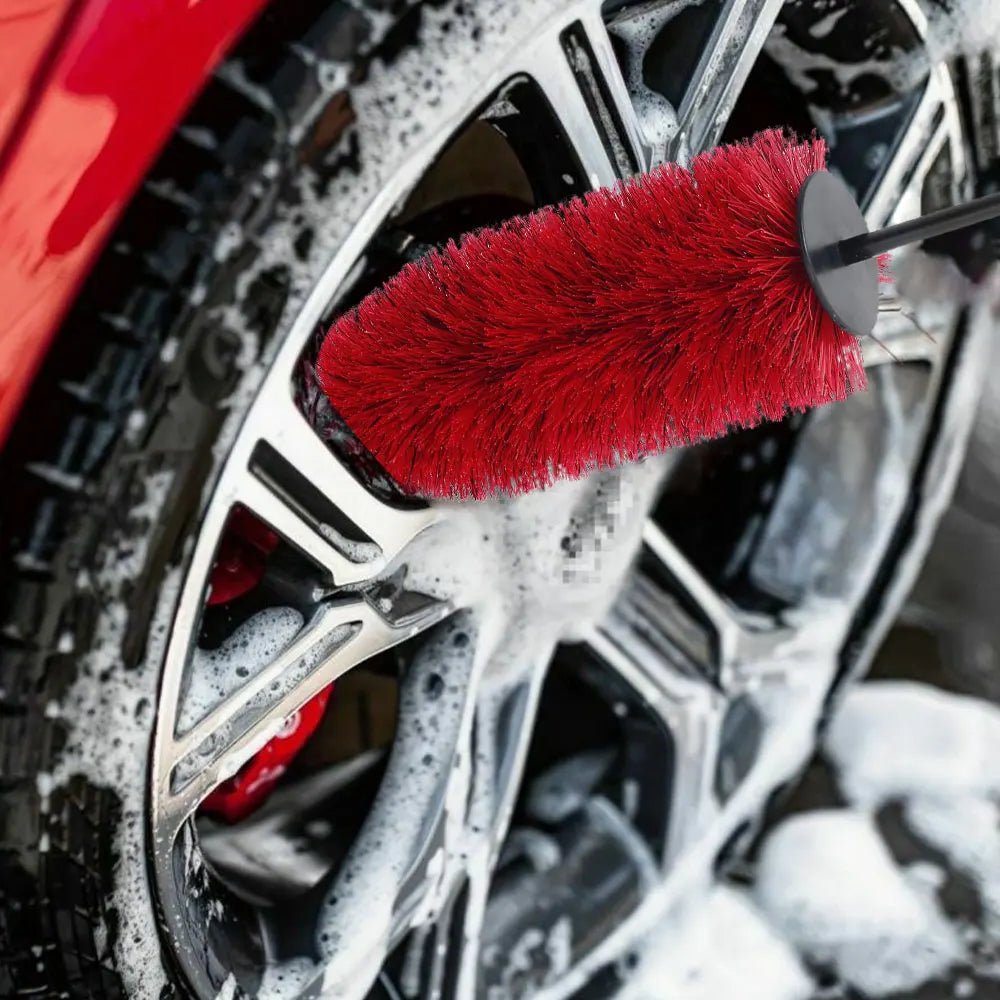 18" Inch Car Wheel Barrel Brush Soft Bristle Gentle Non-Scratch for Rims ShineShop.xyz.