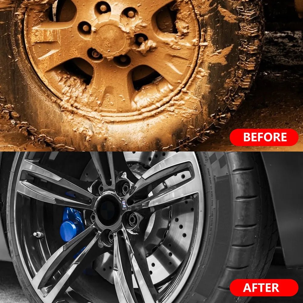 18" Inch Car Wheel Barrel Brush Soft Bristle Gentle Non-Scratch for Rims ShineShop.xyz.