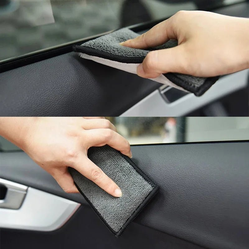 2-10Pcs Soft Scrub Double Sided Microfiber Sponge - Perfect for Car Interior Cleaning ShineShop.xyz.