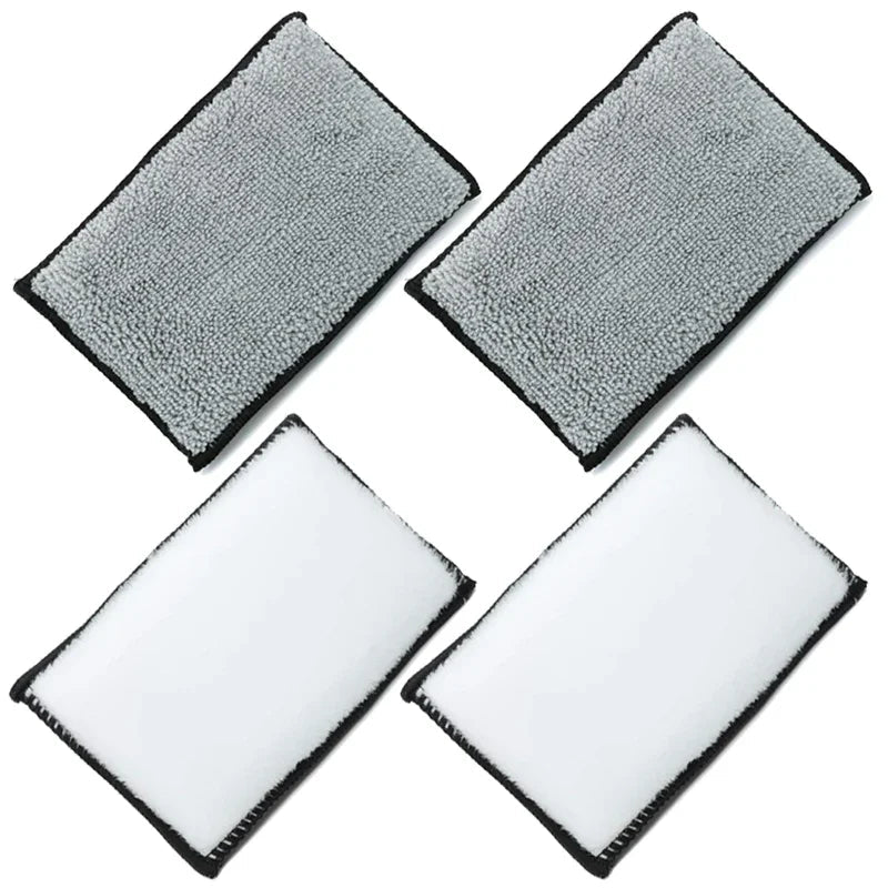 2-10Pcs Soft Scrub Double Sided Microfiber Sponge - Perfect for Car Interior Cleaning ShineShop.xyz.
