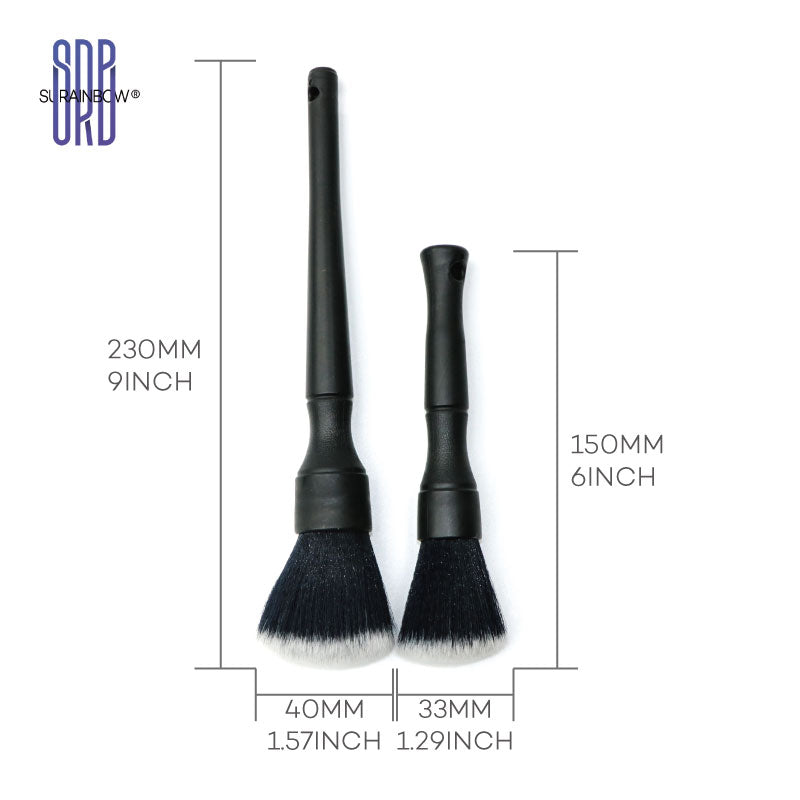 Soft Bristle Car Detailing Brush Set
