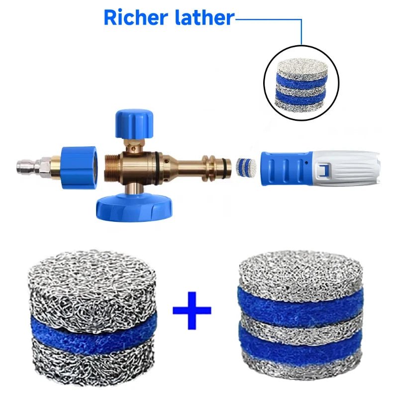 2/5pcs Nozzle Snow Foam Generator Mesh Screen Filter Upgrade - Stainless Steel - SHINE SHOP