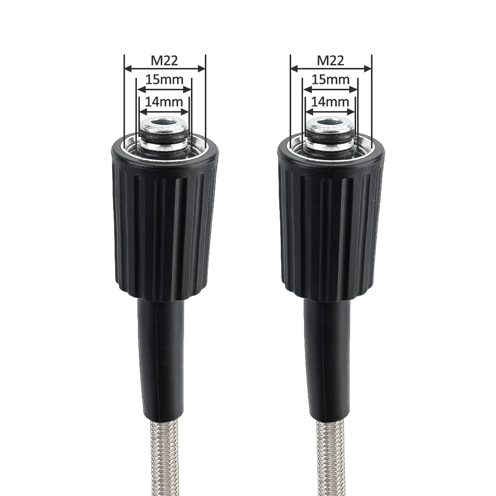 32ft Pressure Washer Hose Extension M22 pin 14/15mm ShineShop.xyz.