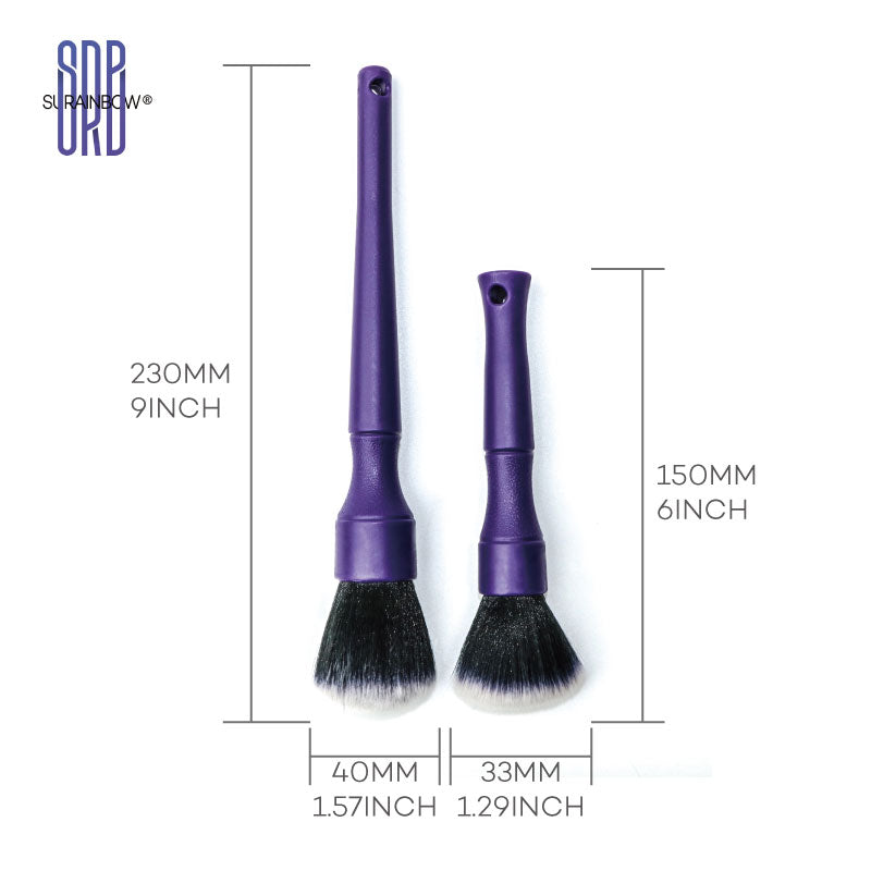 Soft Bristle Car Detailing Brush Set