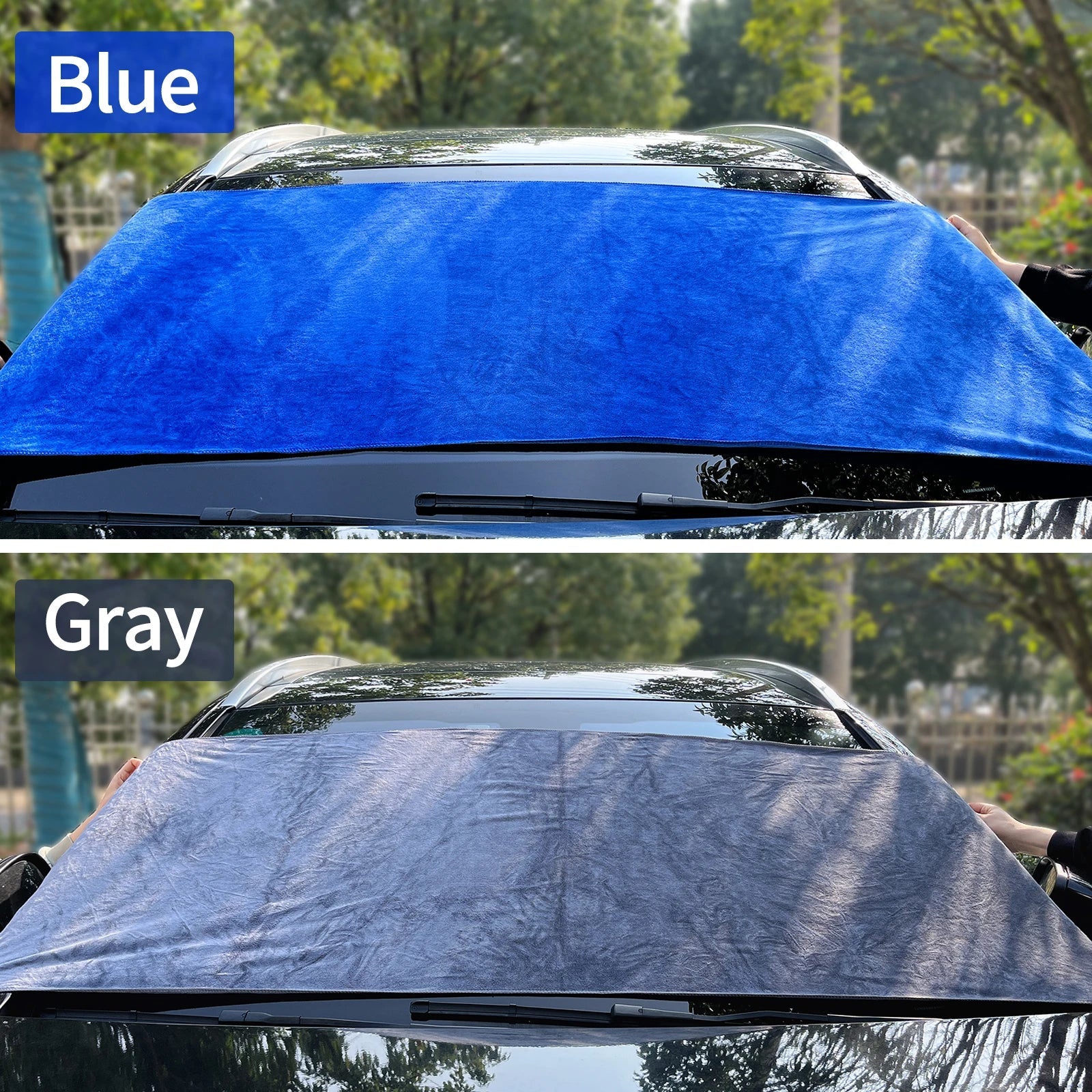 5ft XL 400GSM Plush Microfiber Towel ShineShop.xyz.