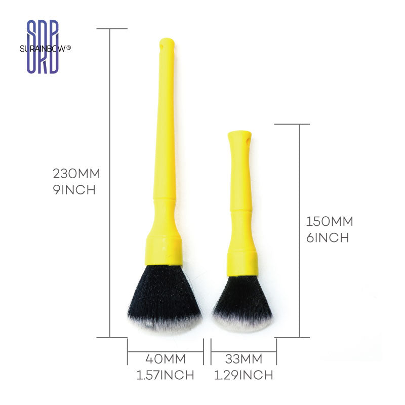 Soft Bristle Car Detailing Brush Set
