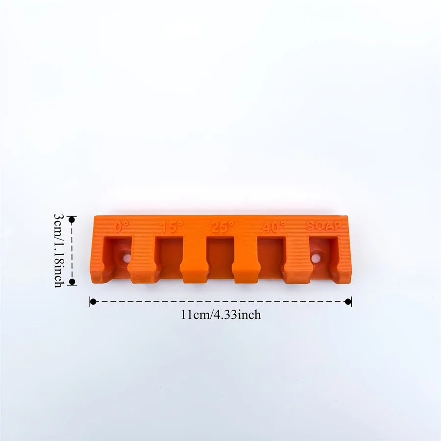 5 Port 1/4 Inch Quick Connect Pressure Washer Nozzle Organizer - Wall Mounted