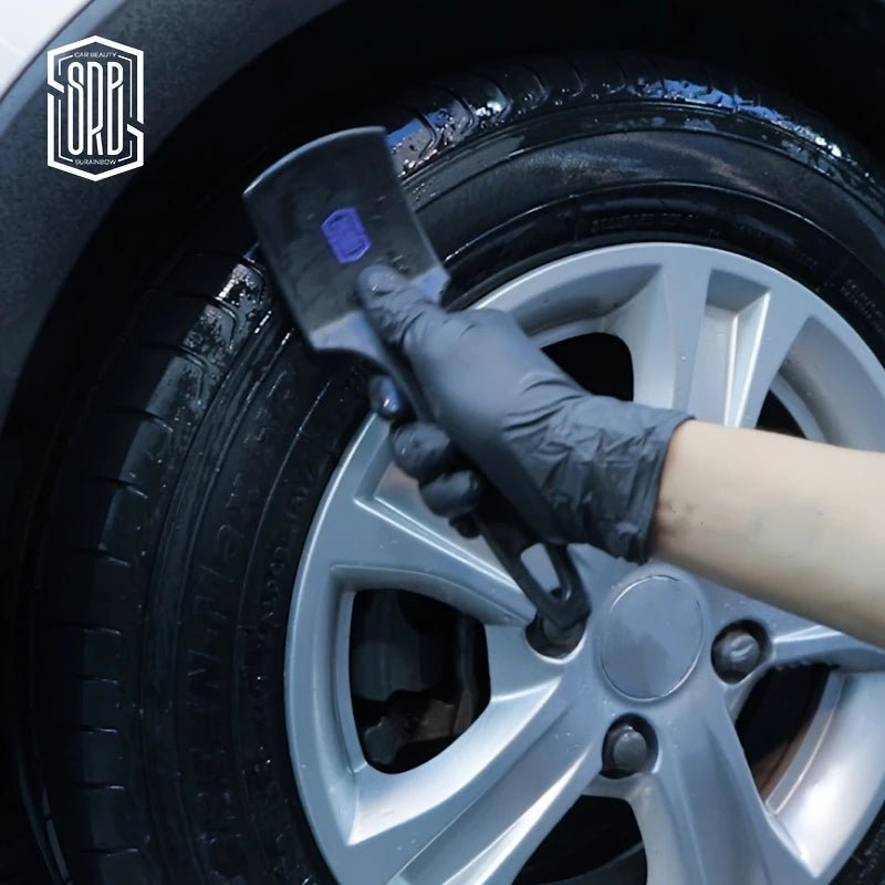 8.5" Premium Tire Cleaning Brush - Firm Bristle ShineShop.xyz.