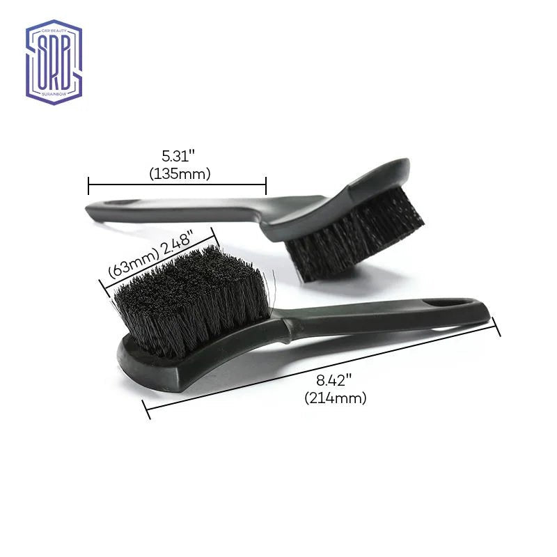 8.5" Premium Tire Cleaning Brush - Firm Bristle ShineShop.xyz.