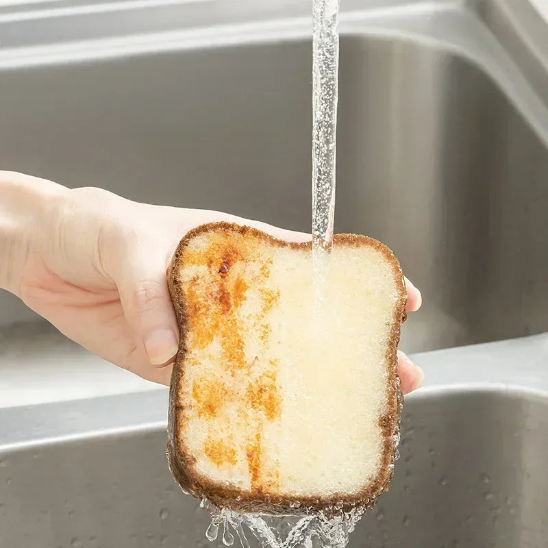 Cute BLT Sandwich Shaped Sponges Washable Scrubber Kitchen Cleaning Sponge