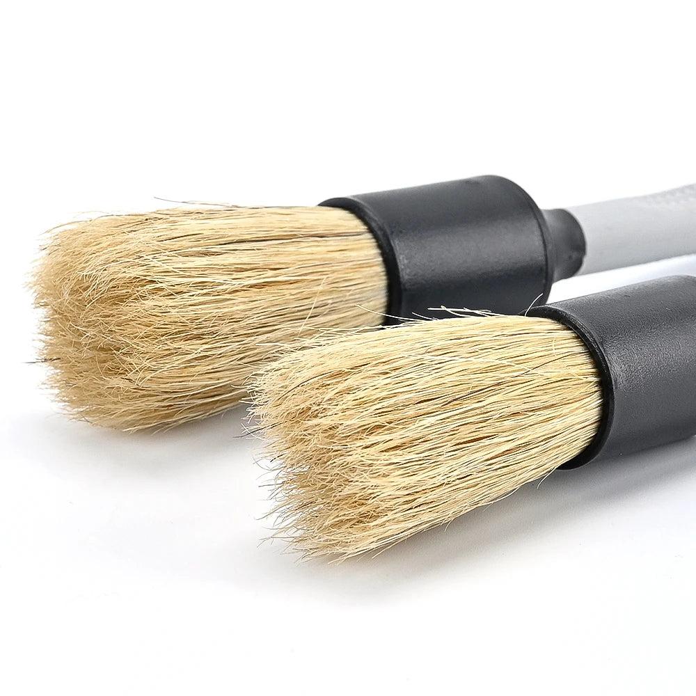 Two Professional Auto Detailing Brushes