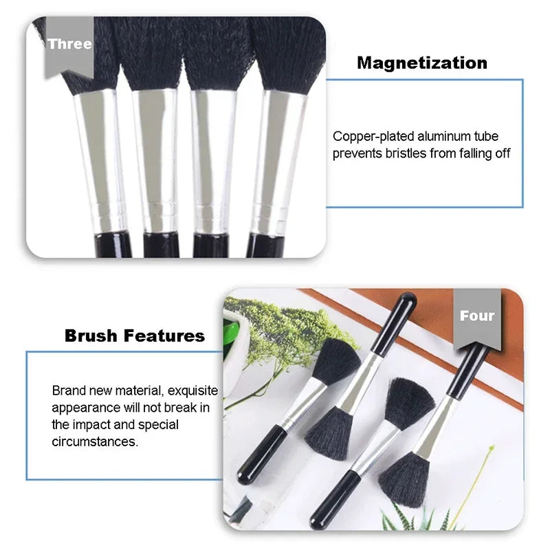 Extra Soft 5pcs Compact Detail Brush Set
