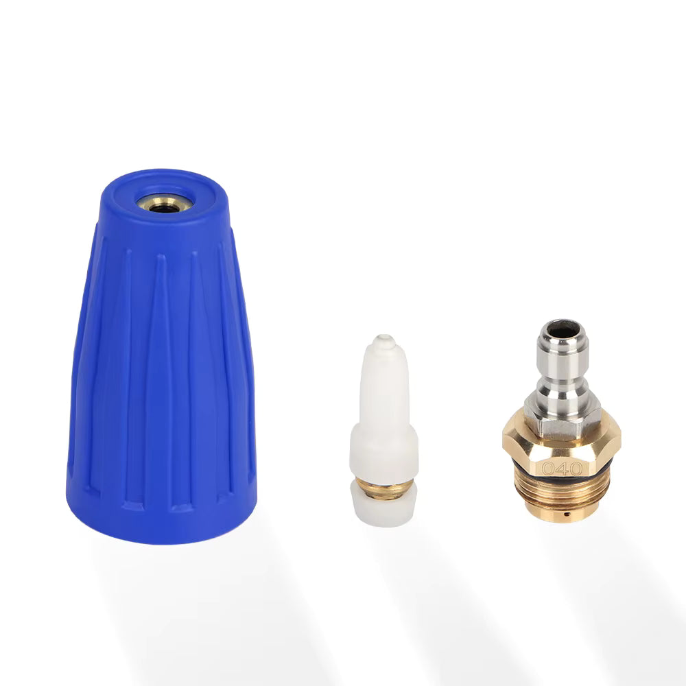 4000PSI Turbo Nozzle - 1/4" Adapter Quick Connect Rotating High-Pressure Washer ShineShop.xyz.
