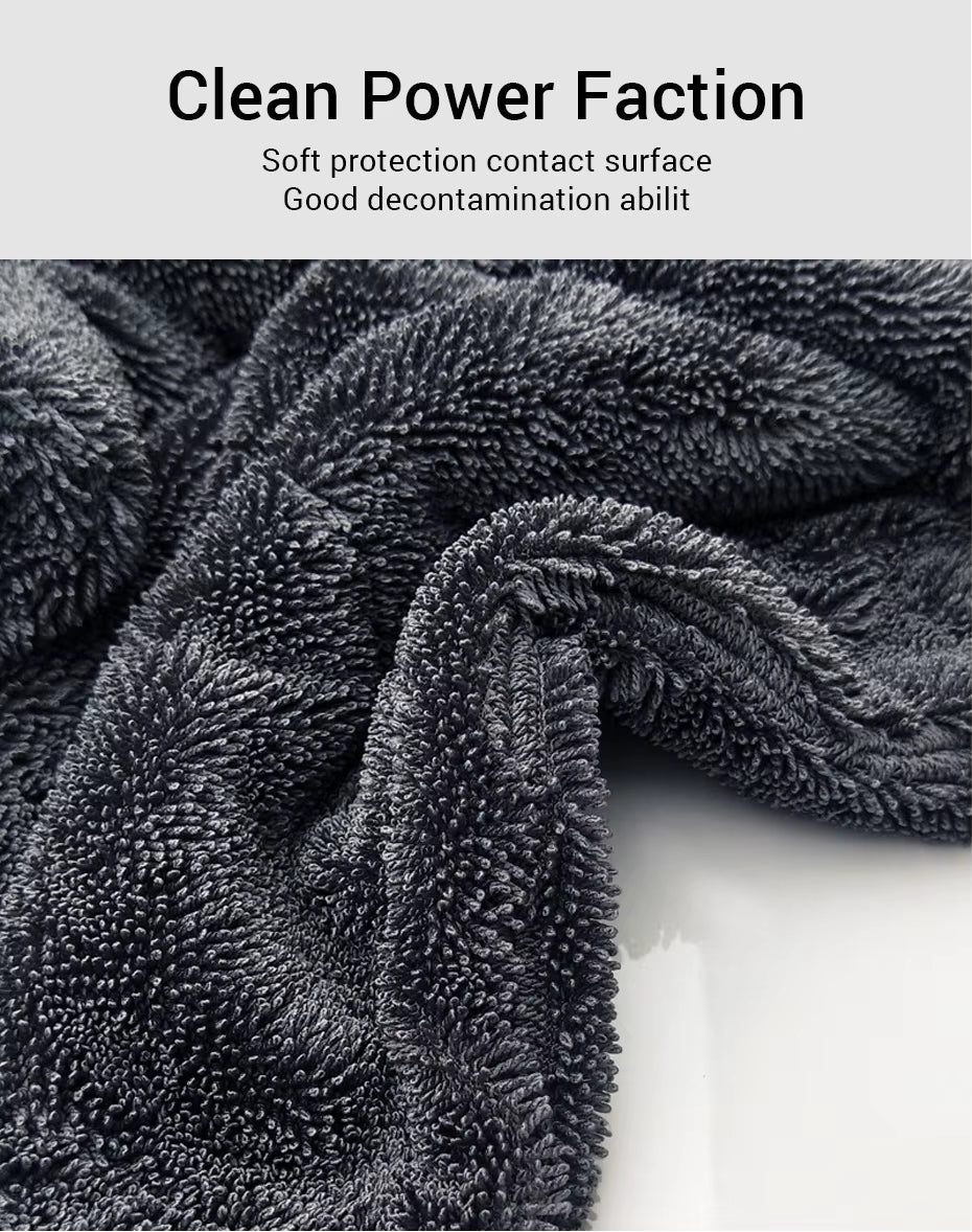 SEAMETAL High-end Microfiber Drying Blanket 1200GSM High Water Absorption Car Wash Towel ShineShop.xyz.