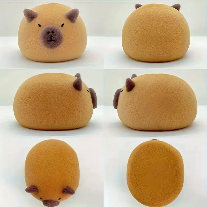 Capybara Cute Gentle Exfoliating Massage Cleaning Bath Sponge Ball Soft Foaming Scrubber