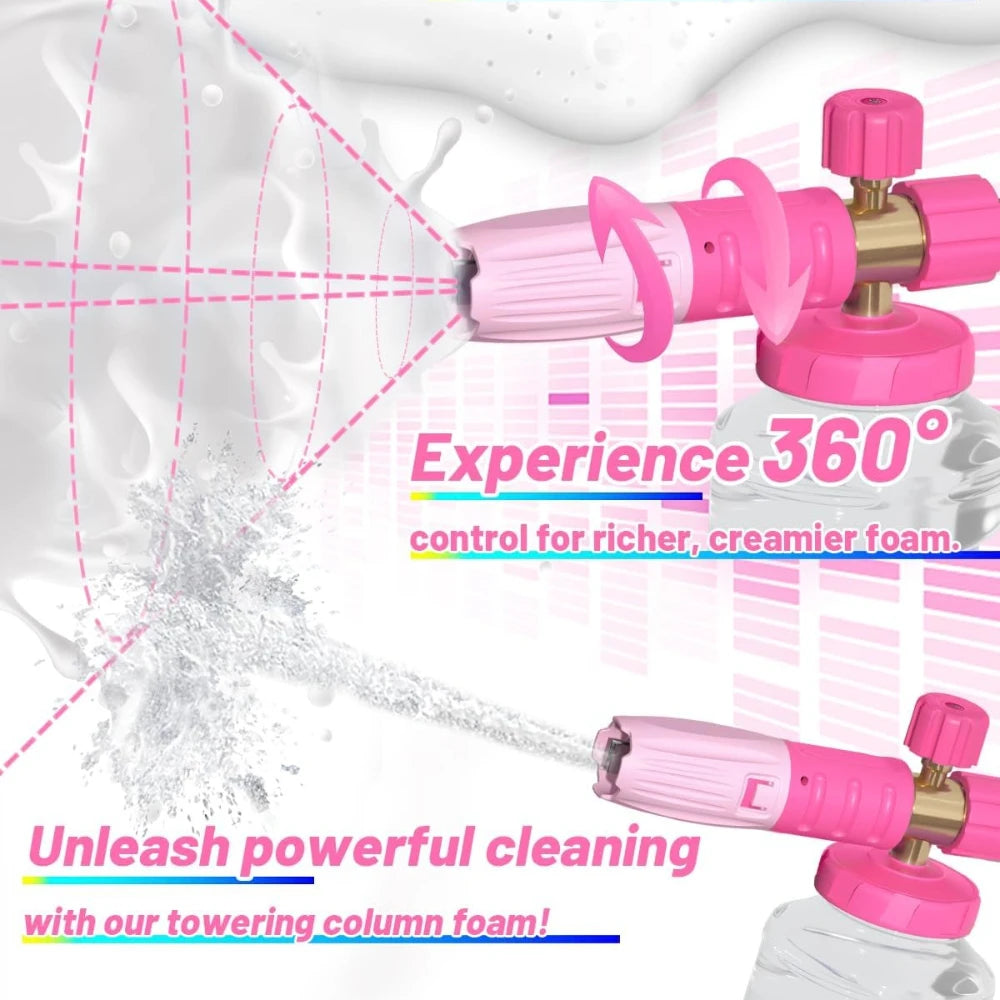 Pink Foam Cannon - 1/4" Quick Connect