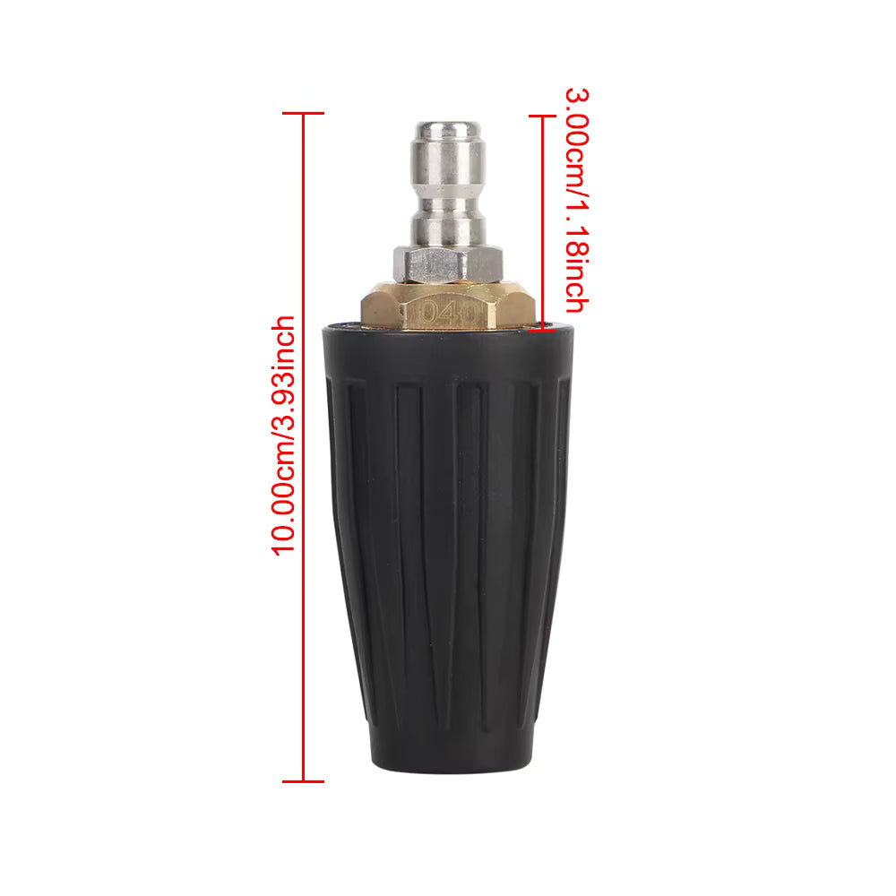 4000PSI Turbo Nozzle - 1/4" Adapter Quick Connect Rotating High-Pressure Washer ShineShop.xyz.