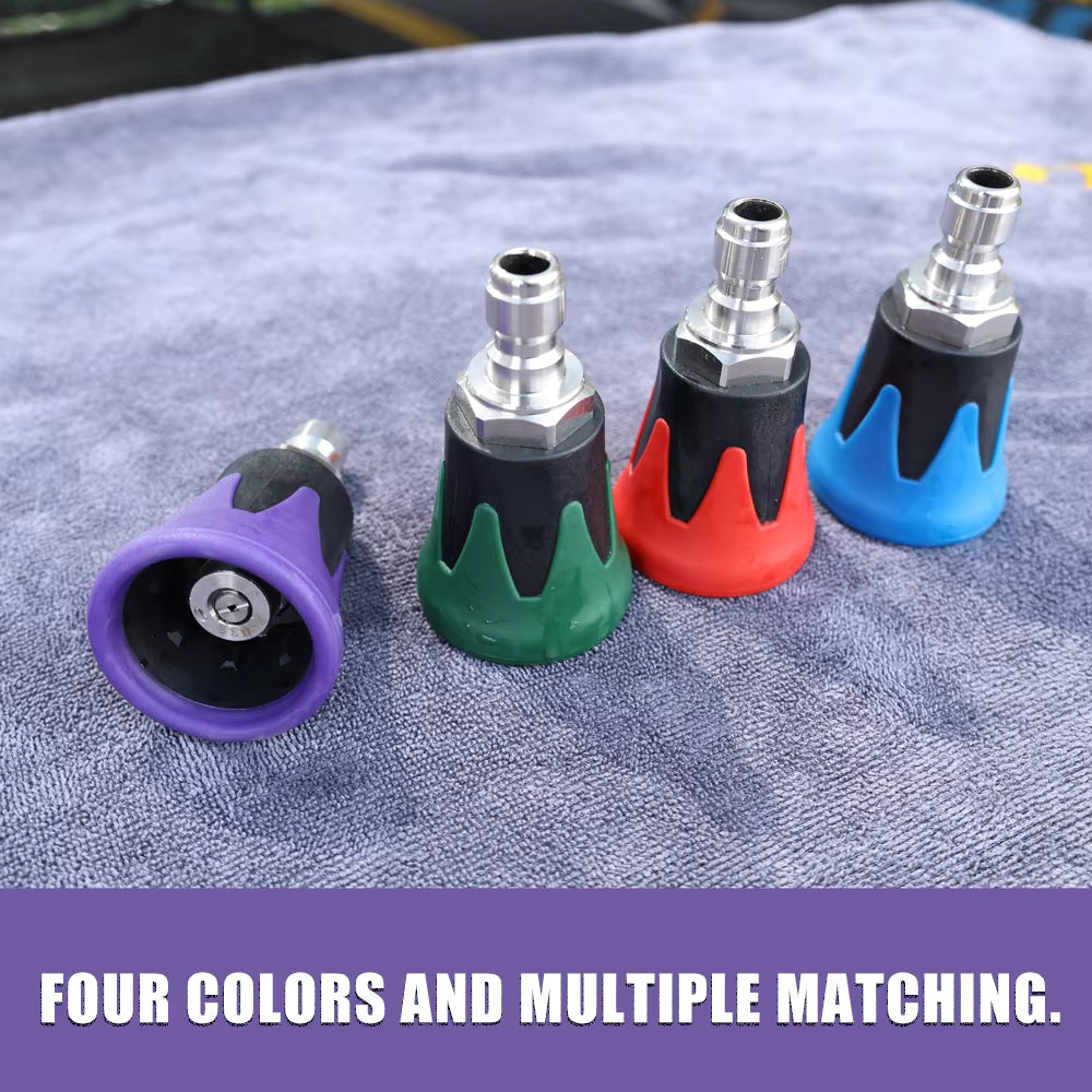 Soft Rubberized Anti-Scratch Nozzle - 1/4" quick connection ShineShop.xyz.